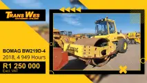 BOMAG BW219D-4 (2018) Roller For Sale In Pretoria | Trans Wes Auctioneers