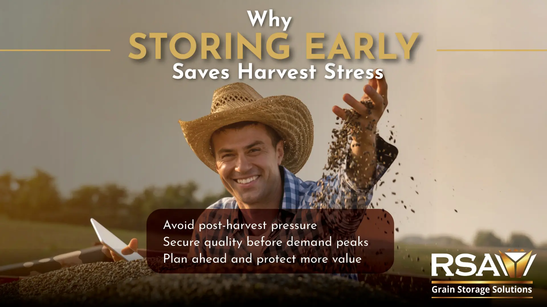 Secure your harvest: Grain silos &amp; cost-effective grain dams | RSA Grain Storage Solutions