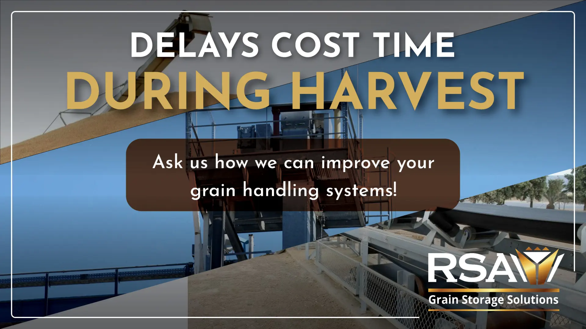 Optimize your harvest flow: Grain handling systems | RSA Grain Storage Solutions