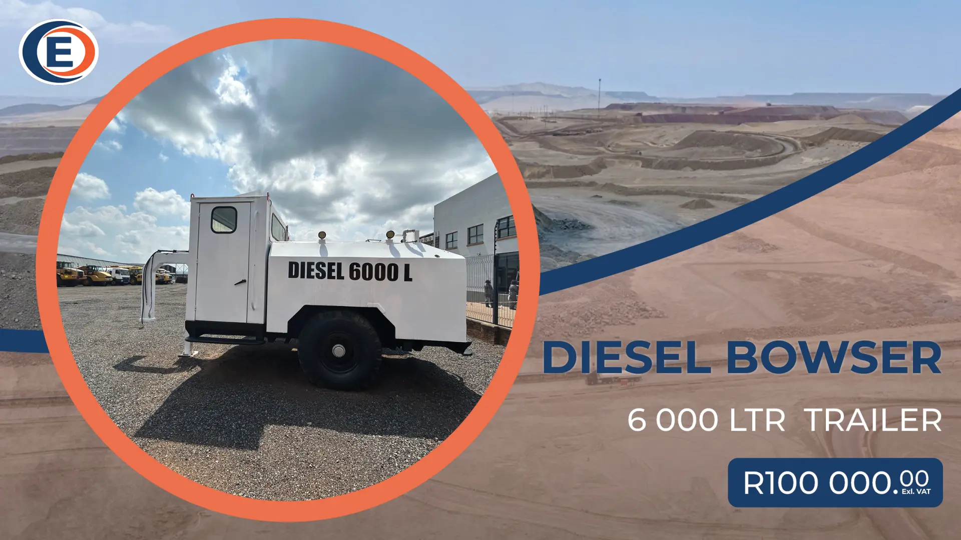 Used Diesel Bowser 6000ltr Trailer | EarthComp
