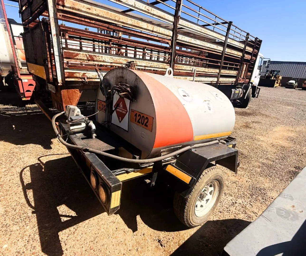 2006 Forgeweld 1000 Ltr S/Axle Diesel Bowser Trailer | EarthComp