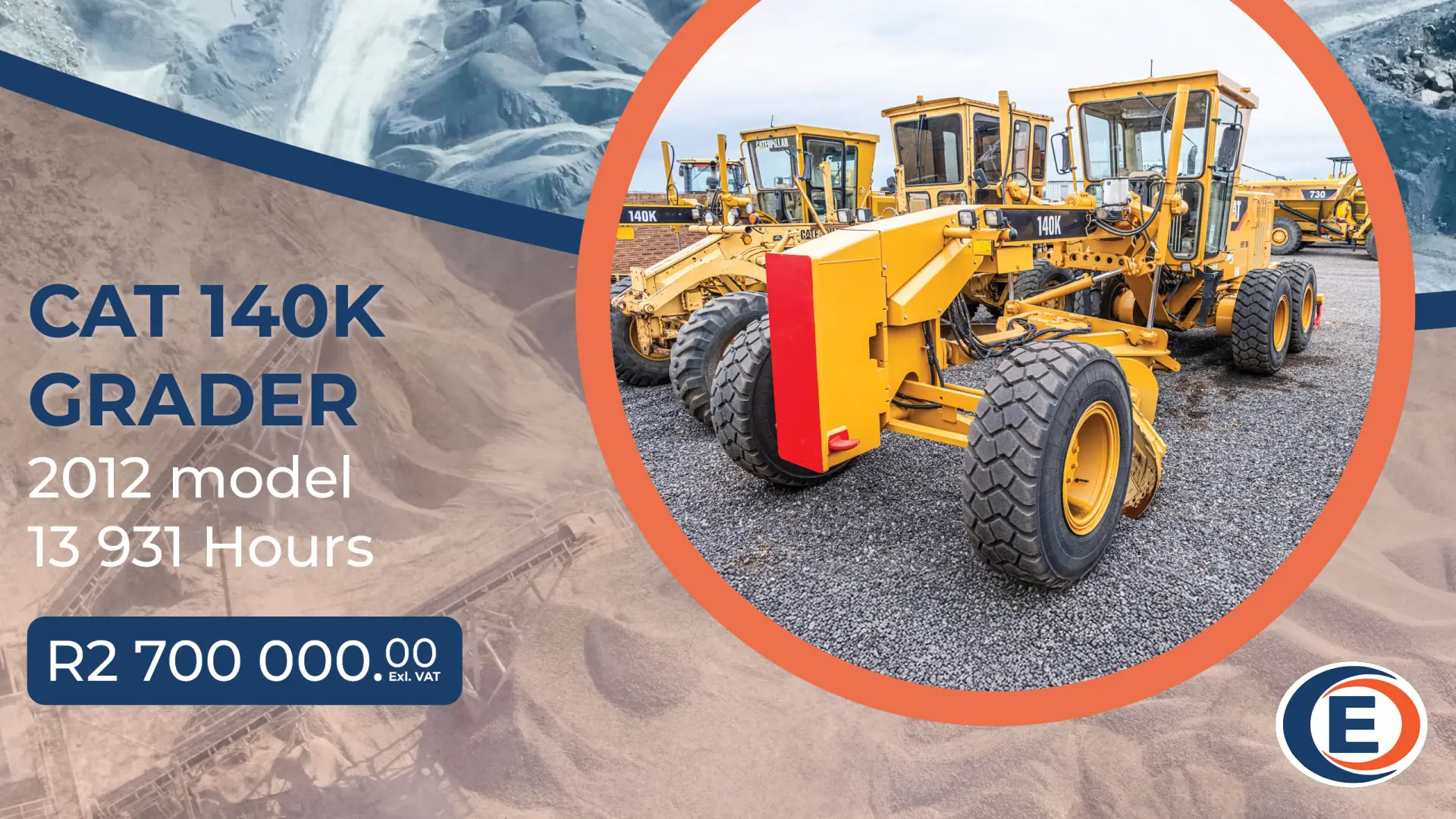 2012 CAT 140K Grader | 13 931 Hours | EarthComp