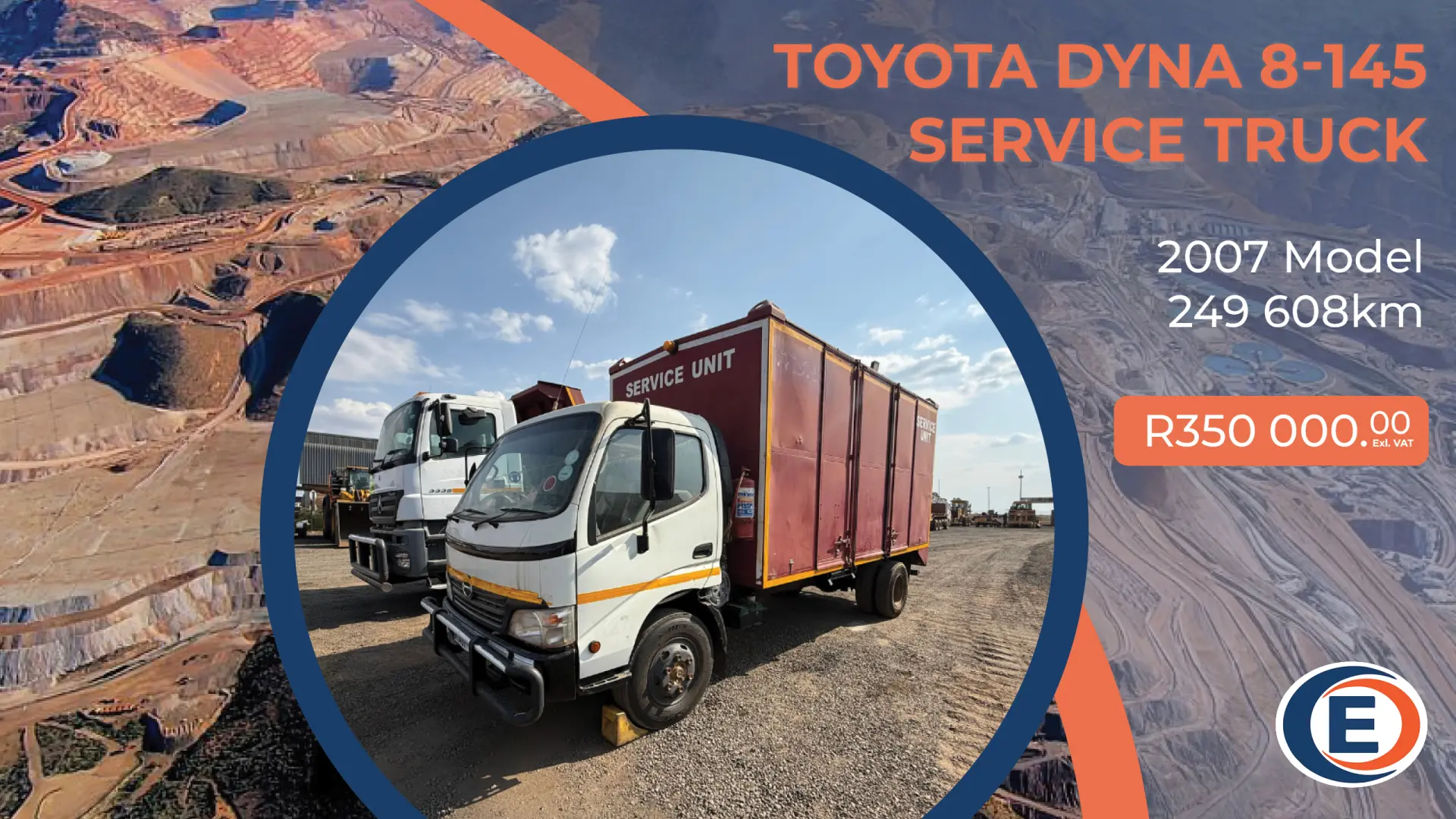 2007 TOYOTA DYNA 8-145 Service Truck | 249 608 km | EarthComp