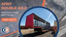 2007 AFRIT Double Axle Well Deck Trailer | EarthComp 