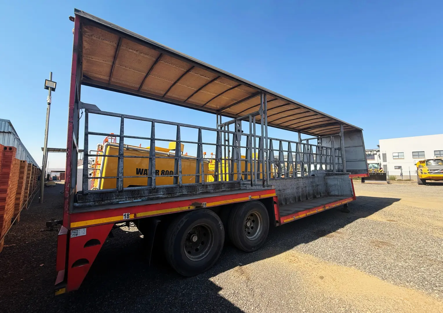 2007 AFRIT Double Axle Well Deck Trailer | EarthComp 