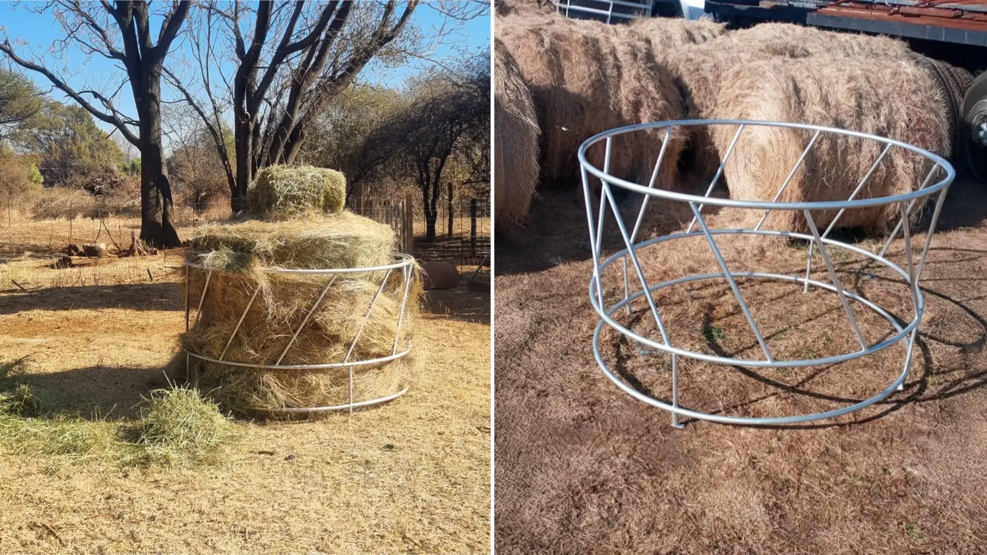 Sheep Bale Rings designed for easy feeding and less waste | Steel Tube &amp; Pipe Profiles