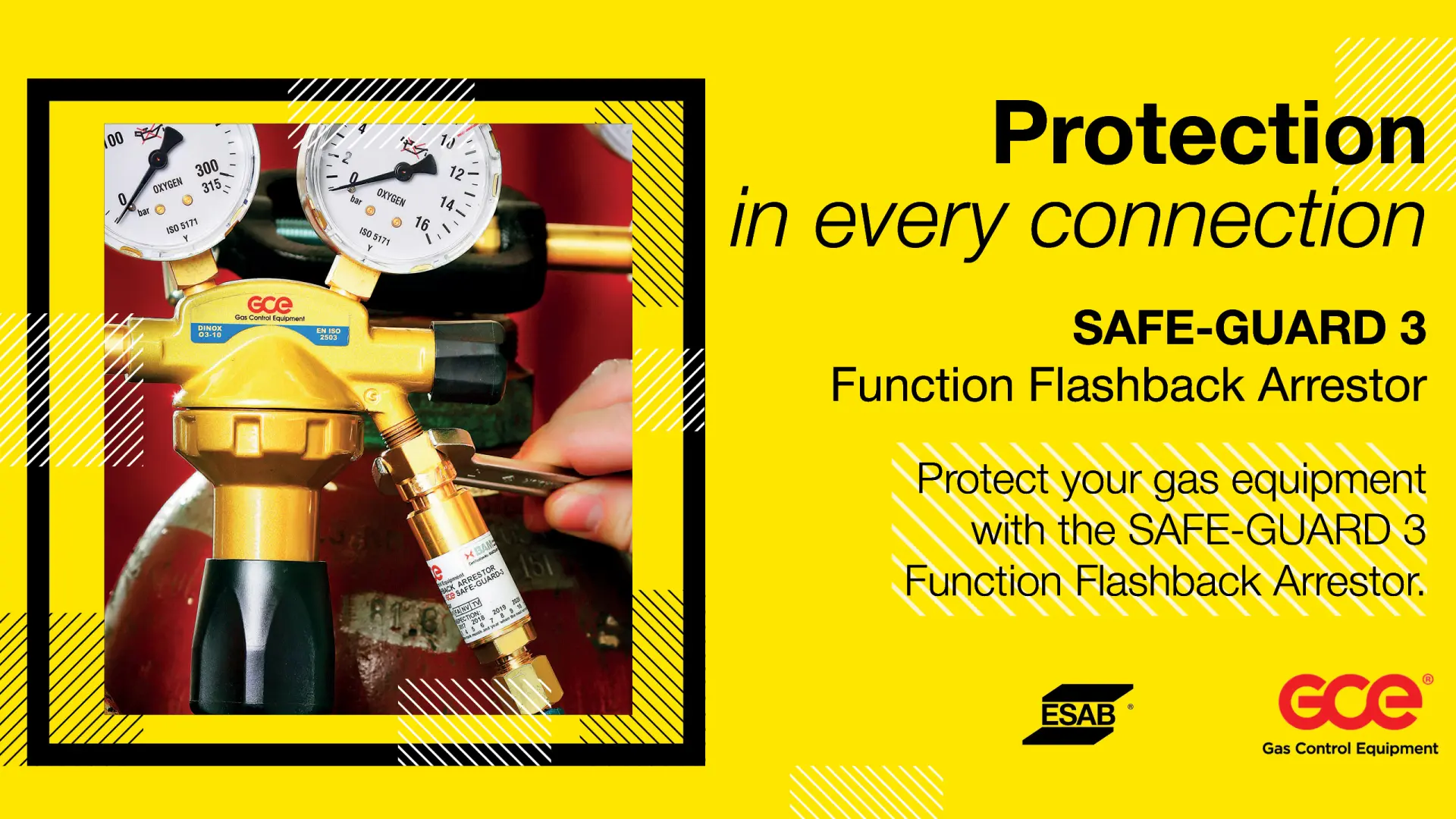 Protect your gas equipment with the SAFE-GUARD 3 Function Flashback Arrestor | ESAB South Africa
