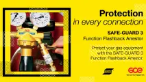 Protect your gas equipment with the SAFE-GUARD 3 Function Flashback Arrestor | ESAB South Africa
