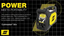 Power meets portability | Cutmaster® 50+ | ESAB South Africa