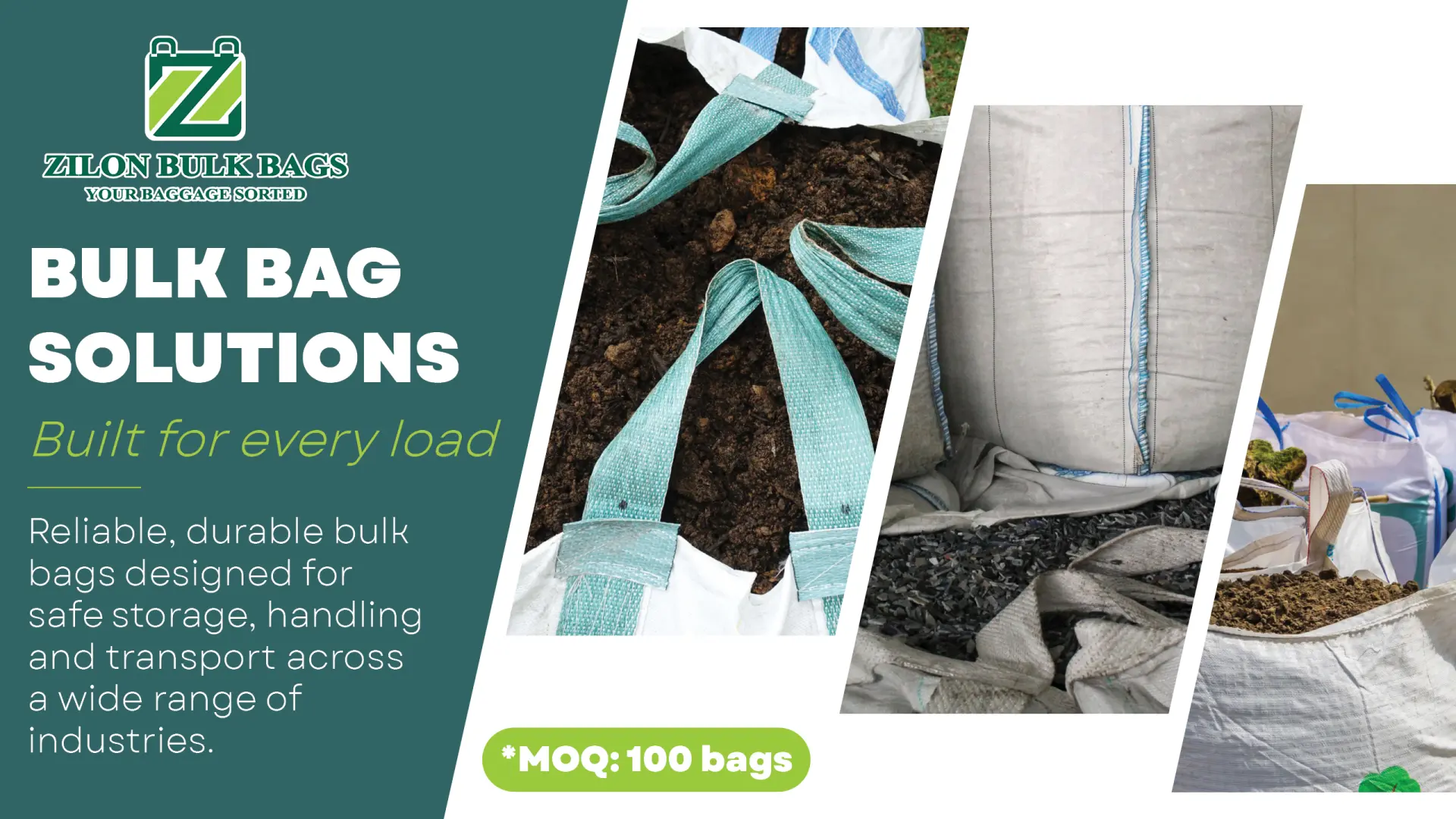Bulk bag solutions: Built for every load | Zilon Bulk Bags