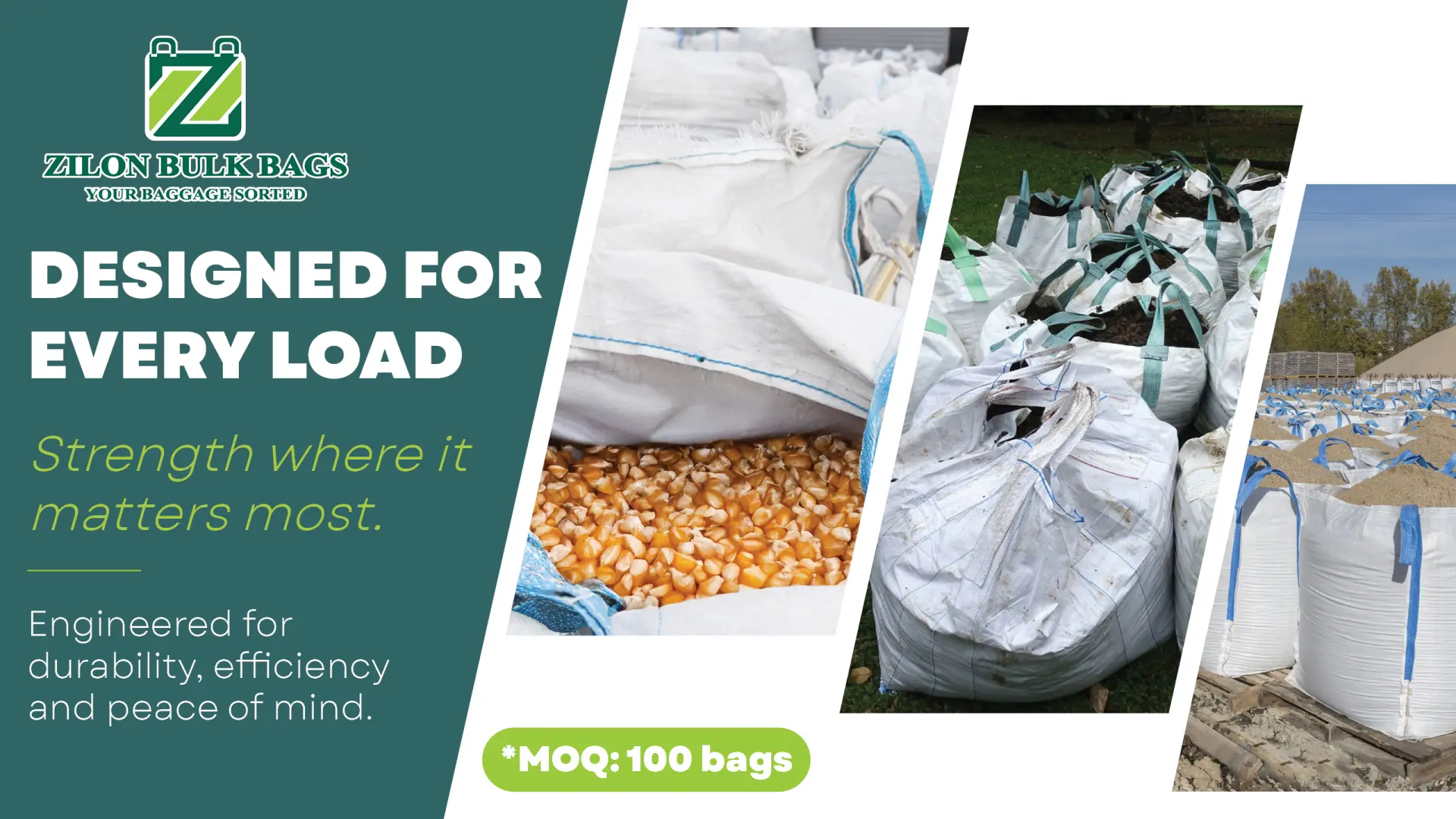 Designed for every load: Zilon Bulk Bags 
