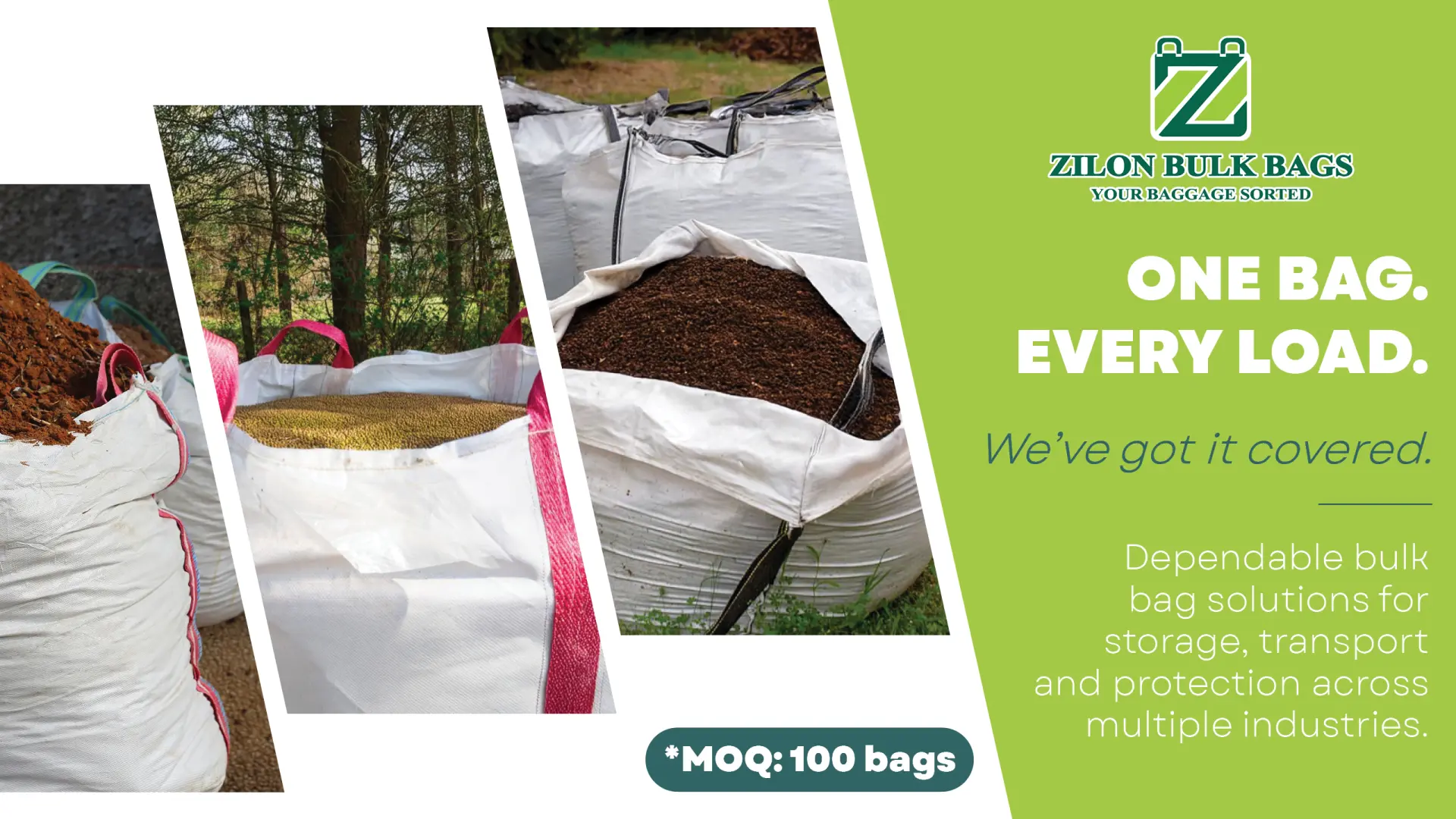 Material safeguarding &amp; containment: Zilon Bulk Bags