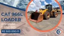 2018 CAT 966L Wheel Loader | 11 413 Hours | EarthComp