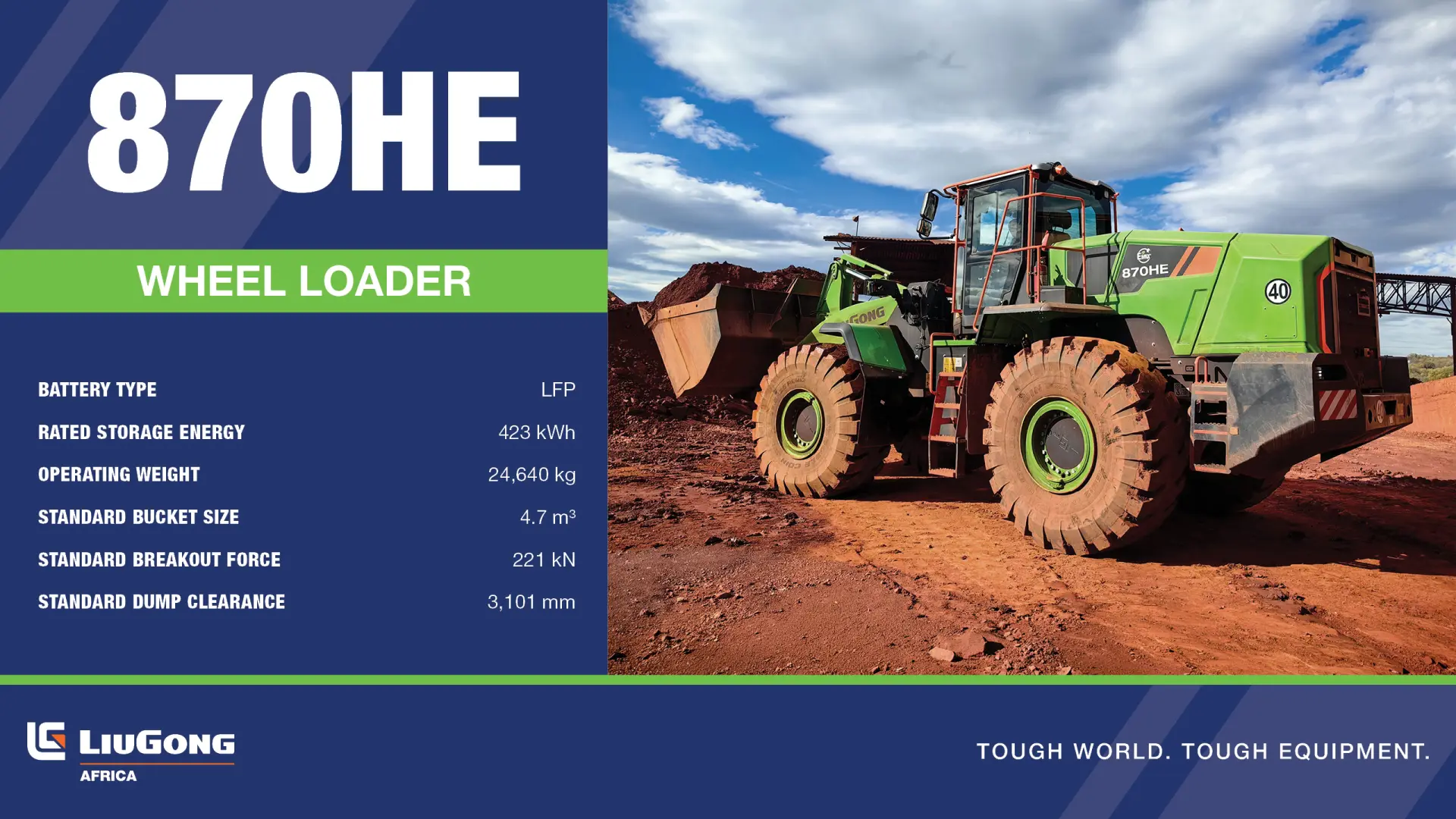 870HE Wheel loader | LiuGong Africa