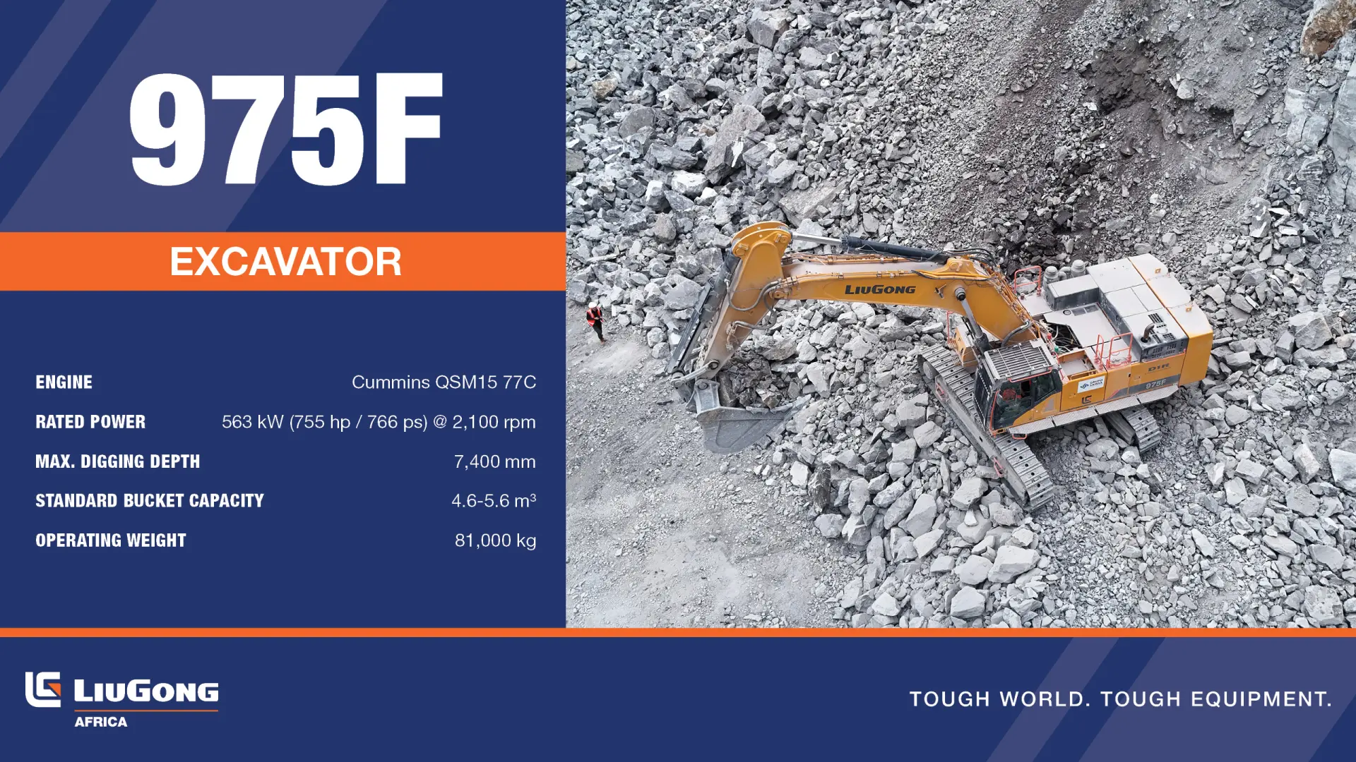 975F Excavator | LiuGong Africa