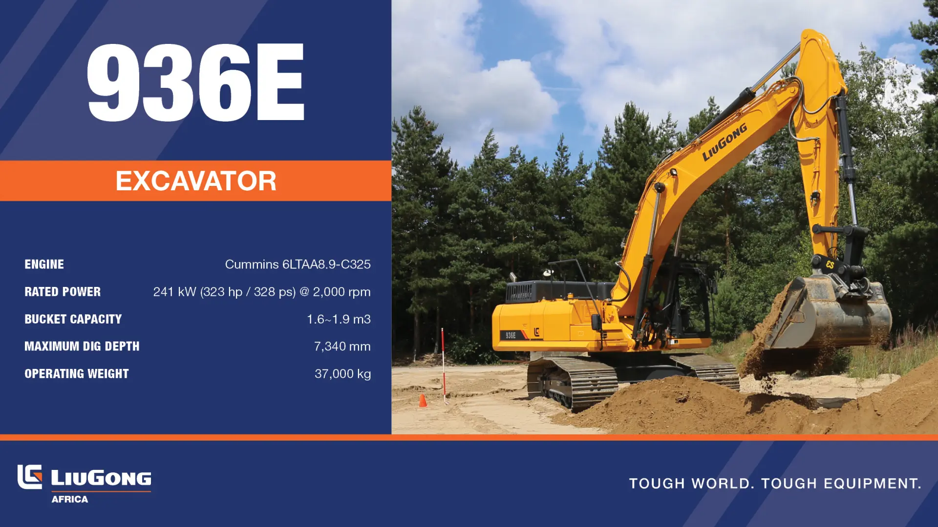 936E Excavator | LiuGong