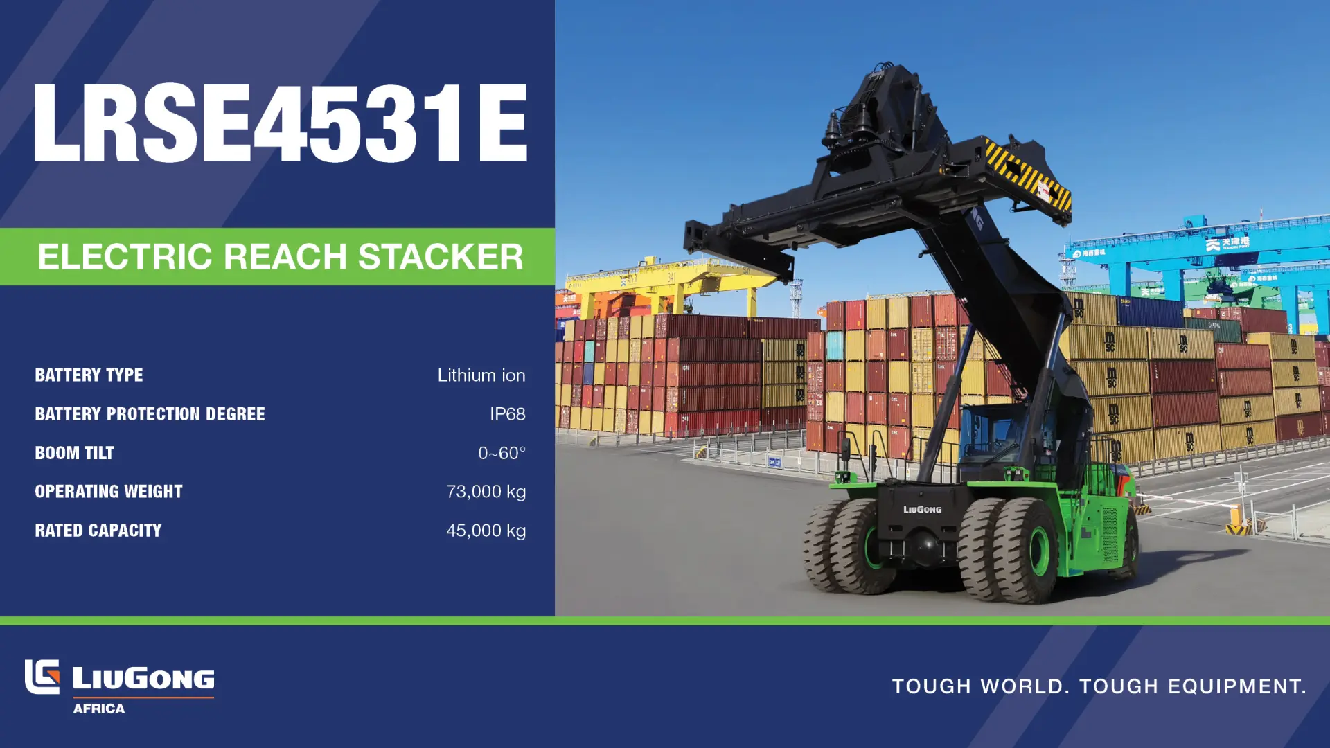LRSE4531E Electric reach stacker | LiuGong