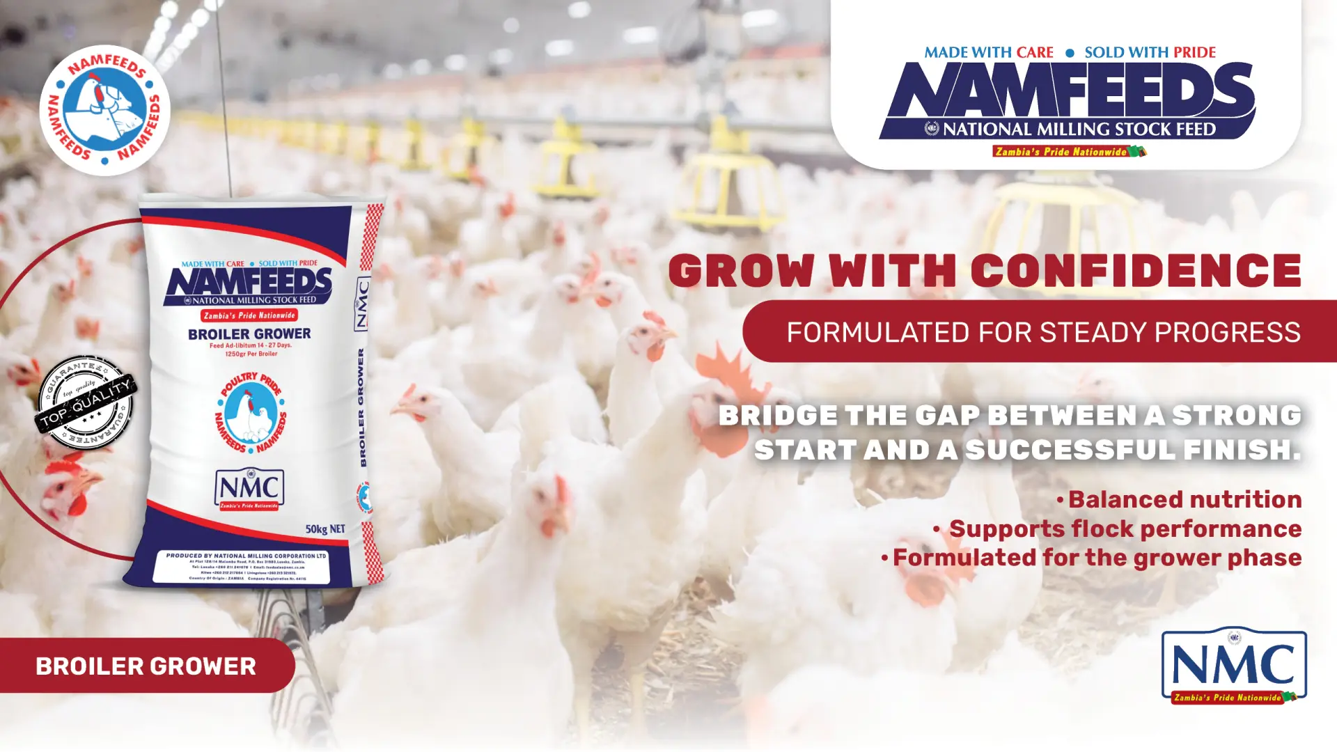 Broiler grower | Namfeeds National Milling stock feed