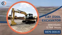 2010 CAT 312DL Excavator | 12 748 Hours | EarthComp