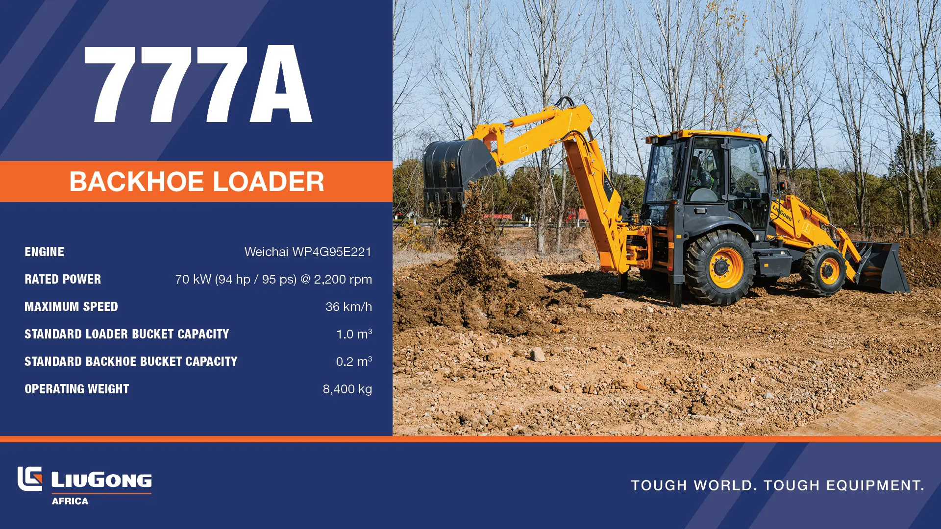 777A Backhoe loader | LiuGong