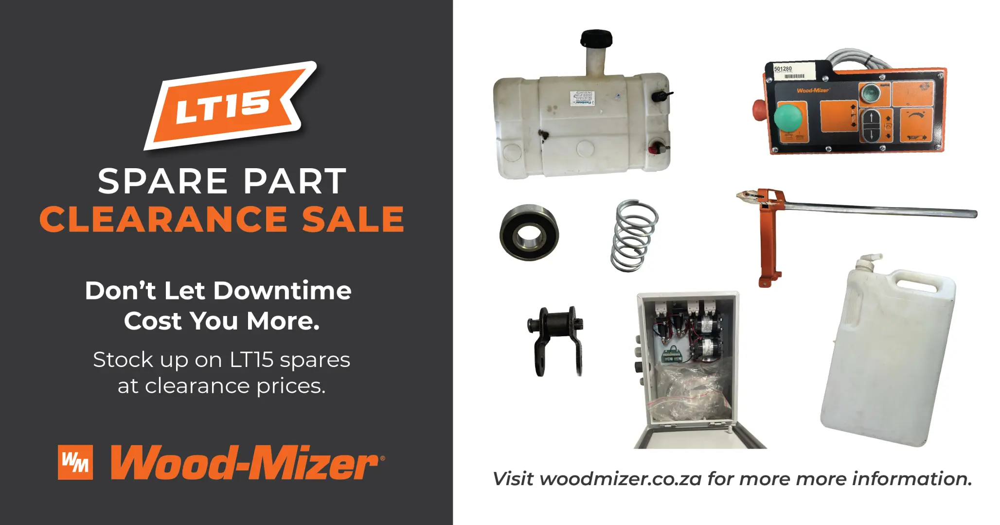 SPARE PART CLEARANCE SALE | Stock up on LT15 spares at clearance prices | Wood-Mizer