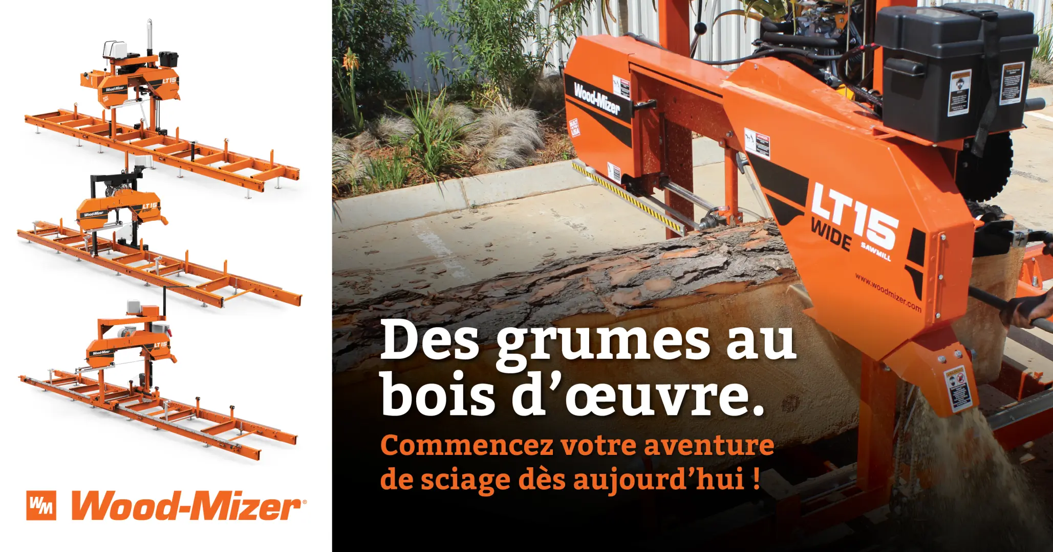Des grumes au bois d’œuvre | Wood-Mizer