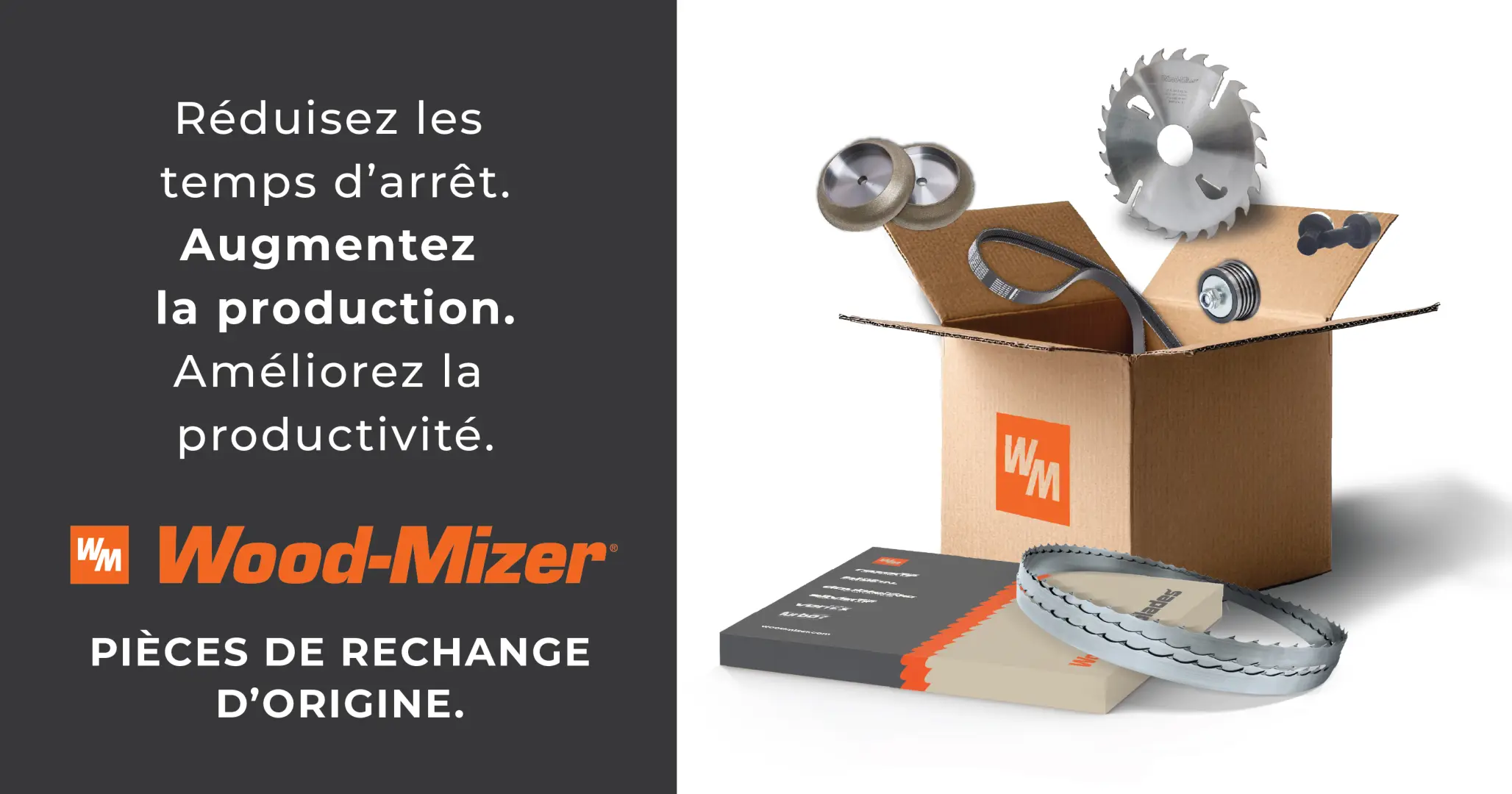 Réduisez les temps d’arrêt. Augmentez la production. Améliorez la productivité | Wood-Mizer
