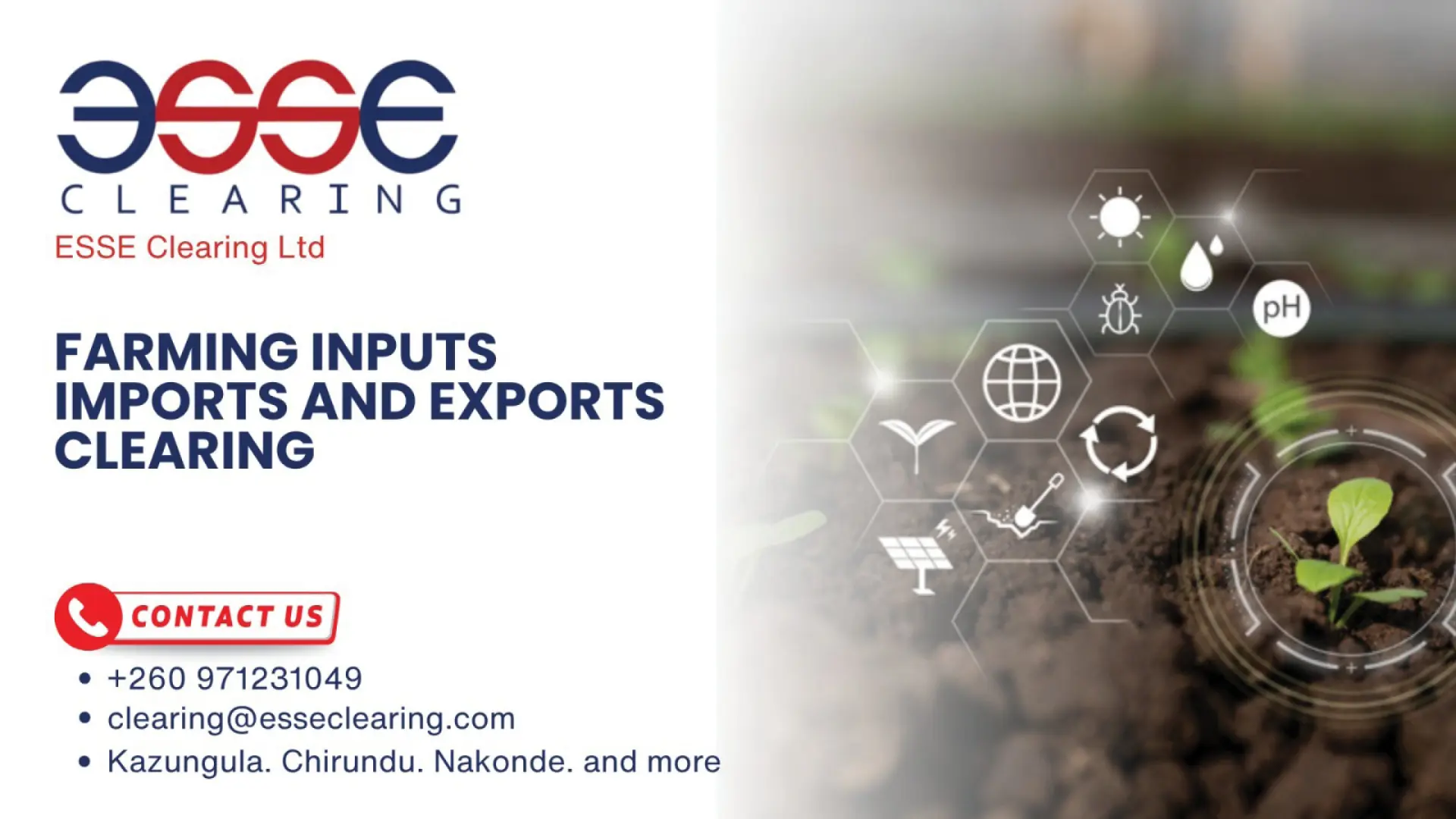 Farming inputs imports and exports clearing | ESSE Clearing 