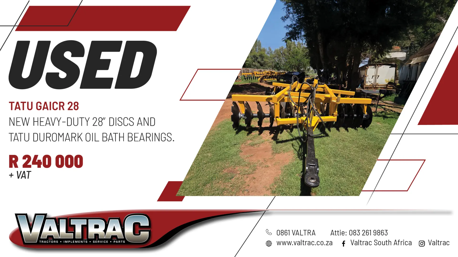 Used TATU GAICR 28 | Valtrac