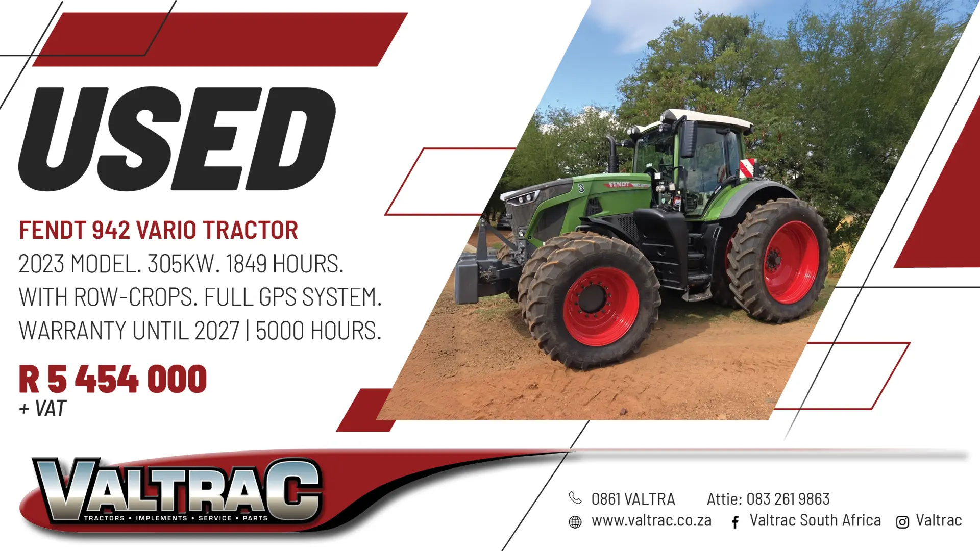 Used Fendt 942 vario tractor | Valtrac