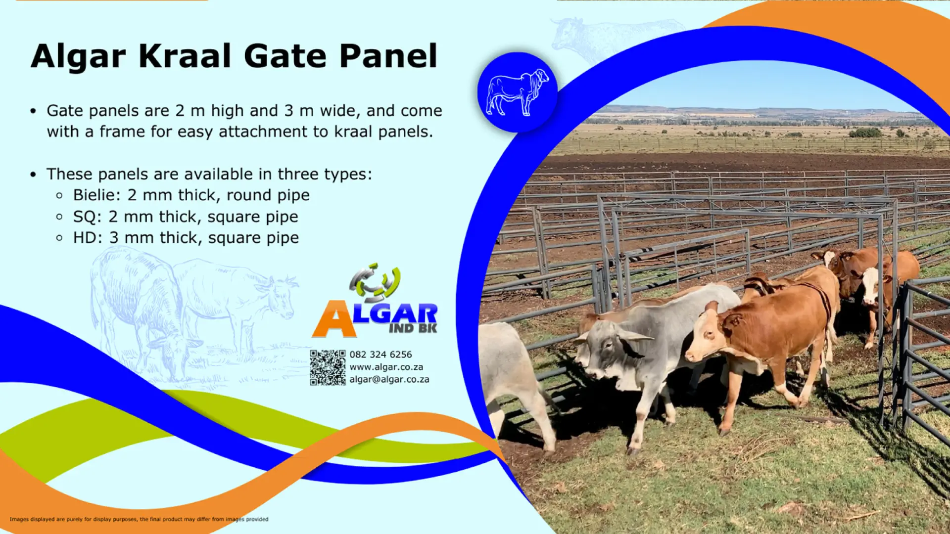 Algar kraal gate panels / Algar kraalhekpanele