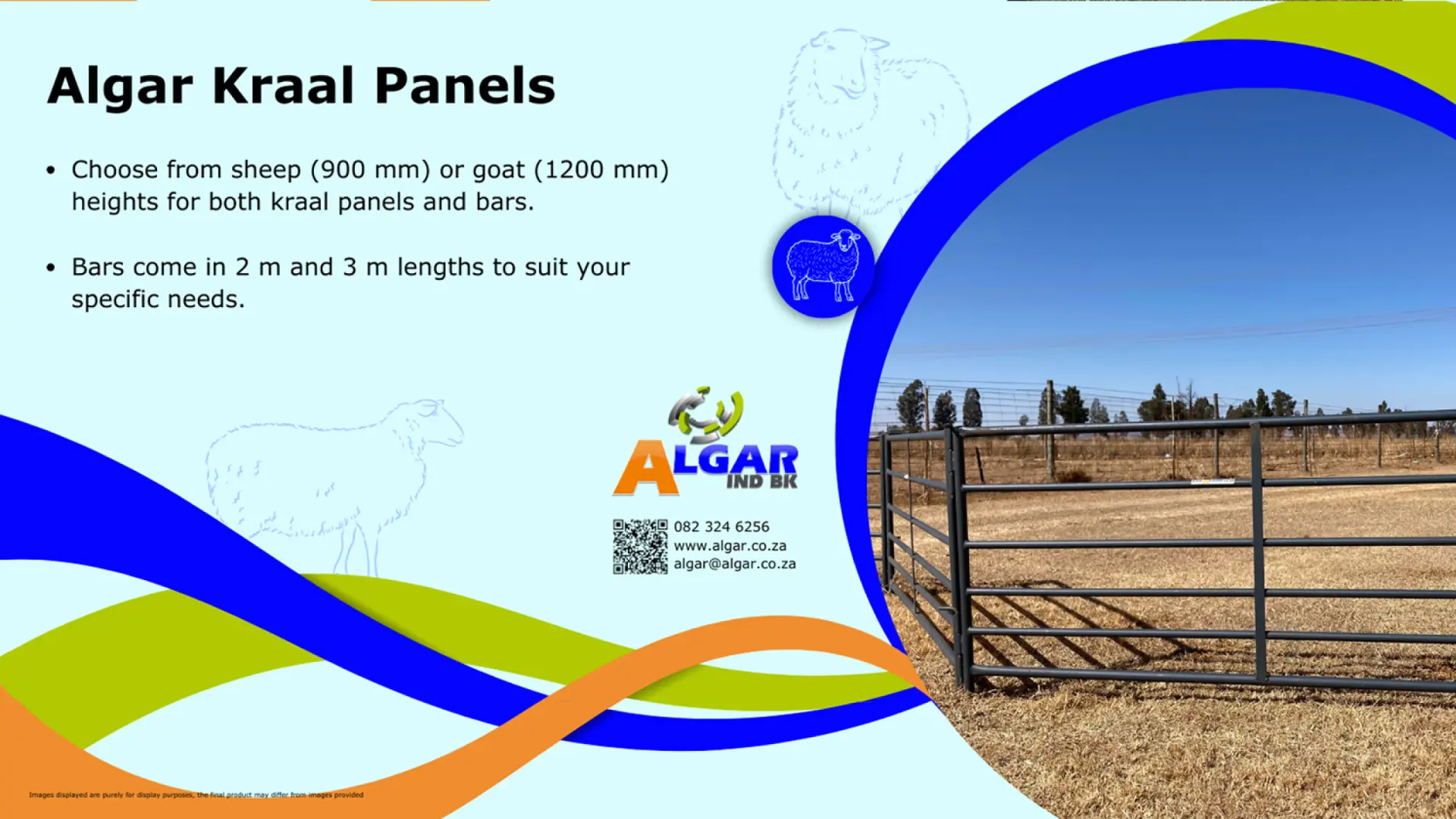 Algar kraal panels / Algar kraalpanele