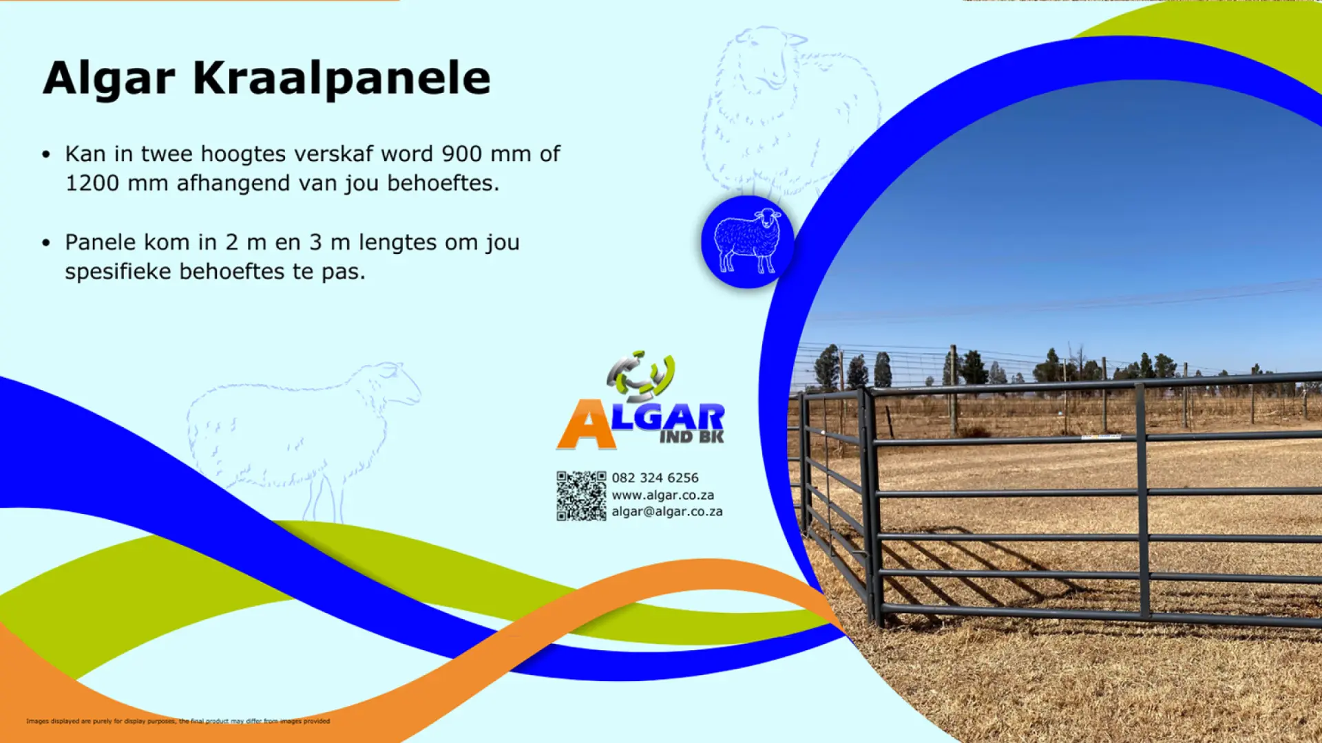 Algar kraal panels / Algar kraalpanele