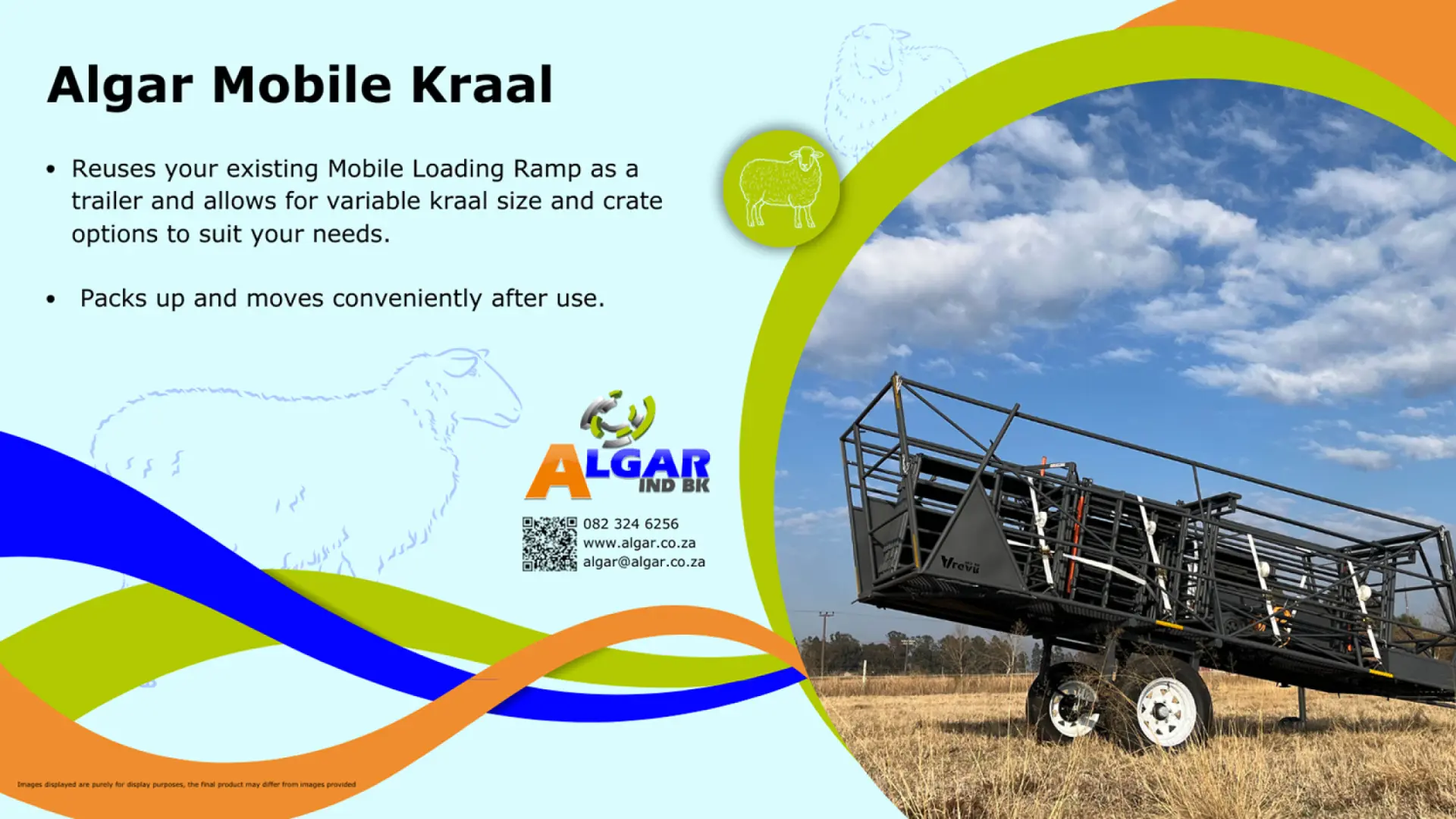Algar mobile kraal / Algar mobiele kraal