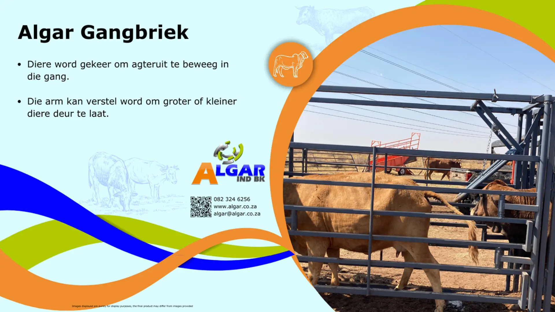 Algar back stop / Algar gangbriek