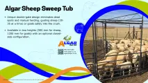 Algar sweep tub / Algar invoer fuik
