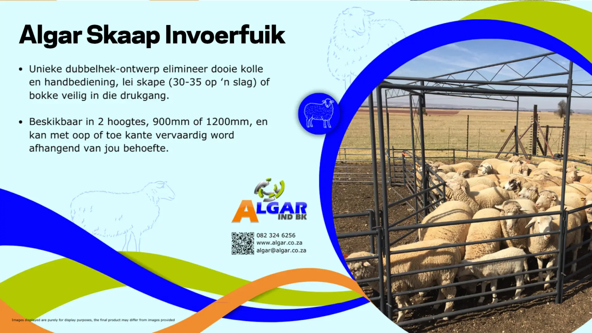 Algar sweep tub / Algar invoer fuik