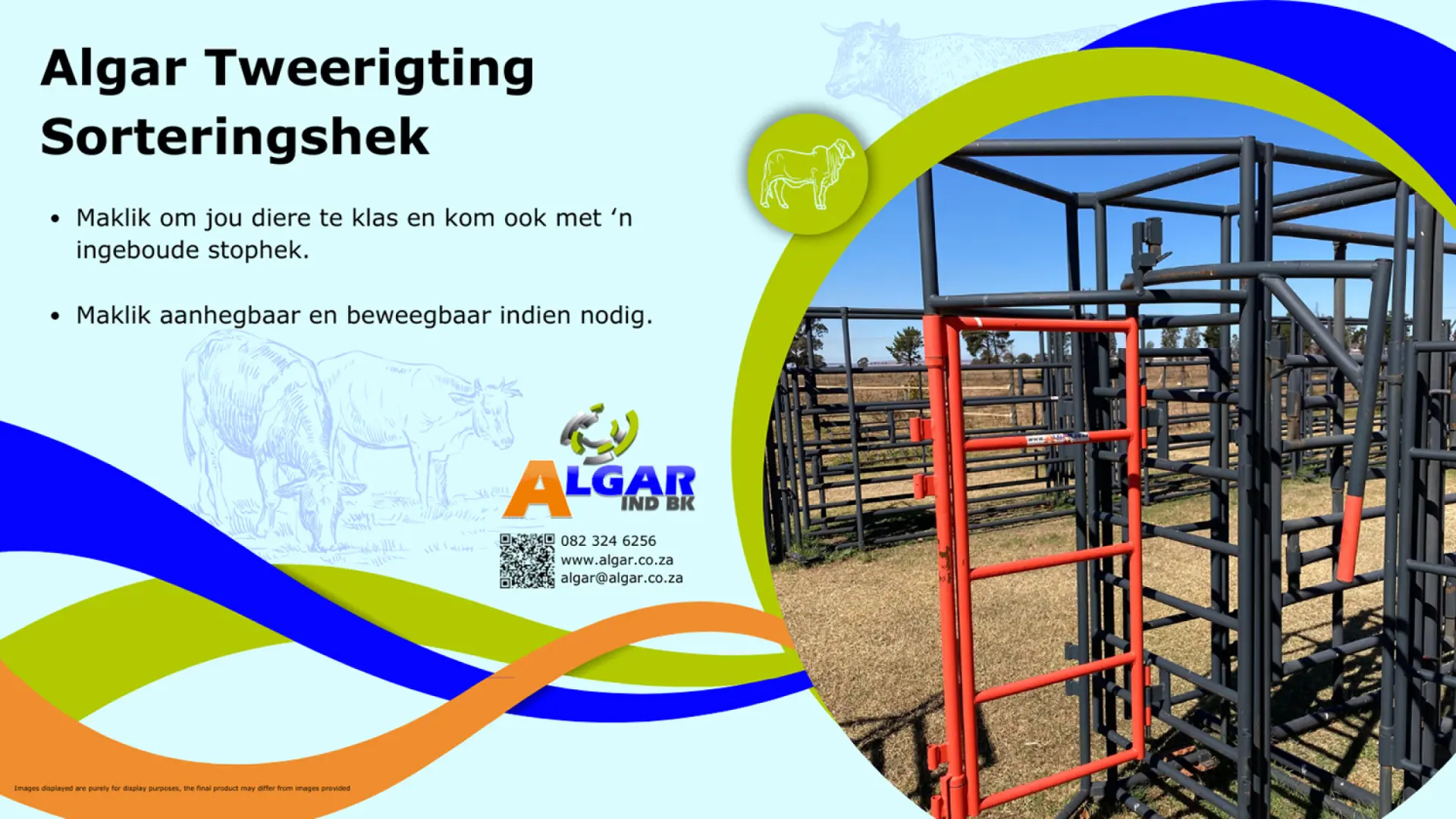 Algar two way sorting gate / Algar twee rigting sorteringshek