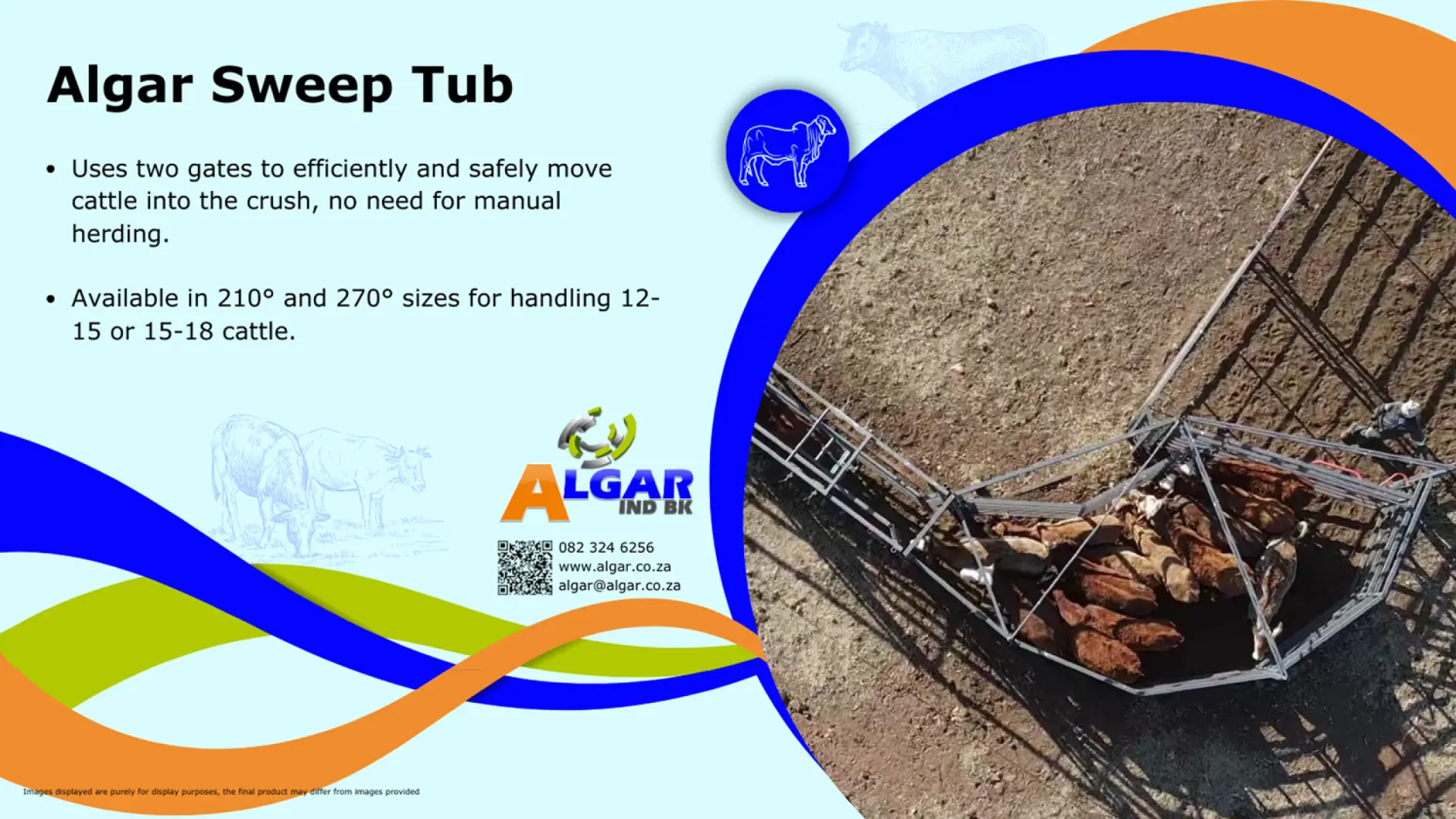 Algar sweep tub / Algar invoerfuik