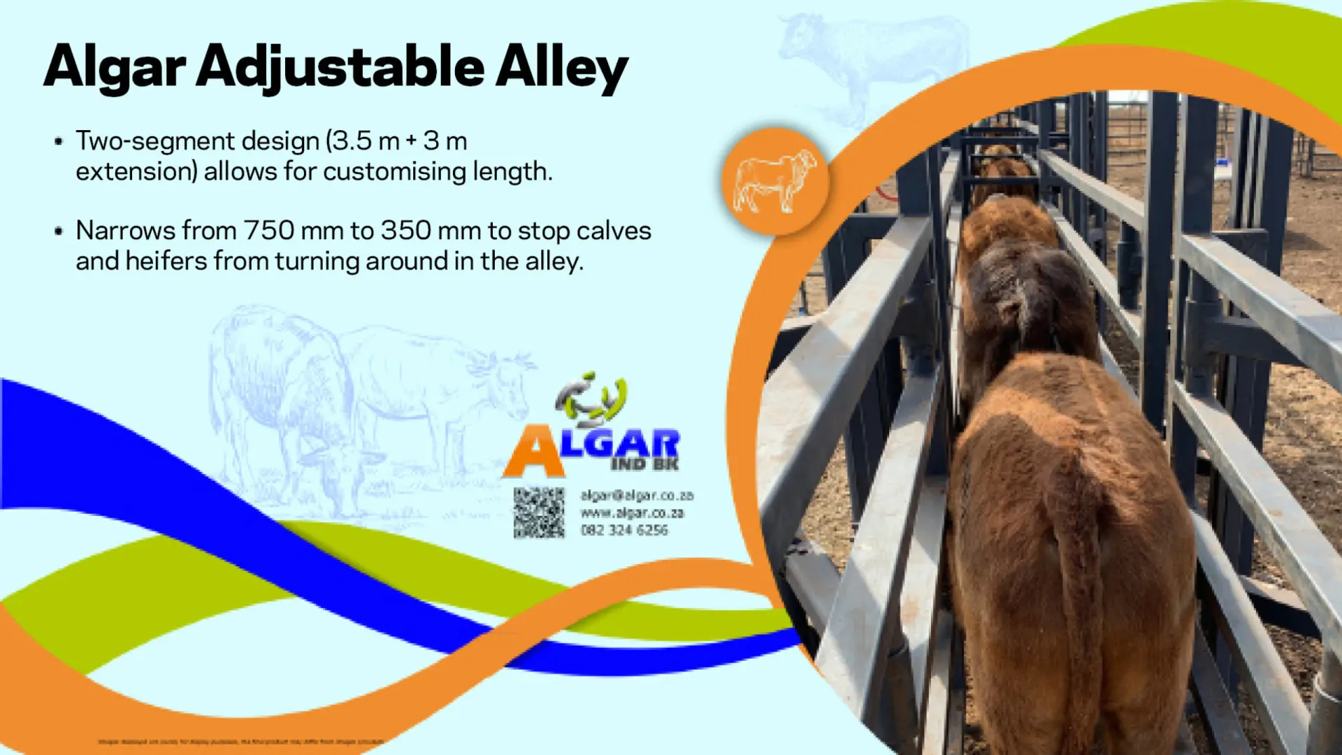 Algar adjustable alley / Algar verstelbare gange