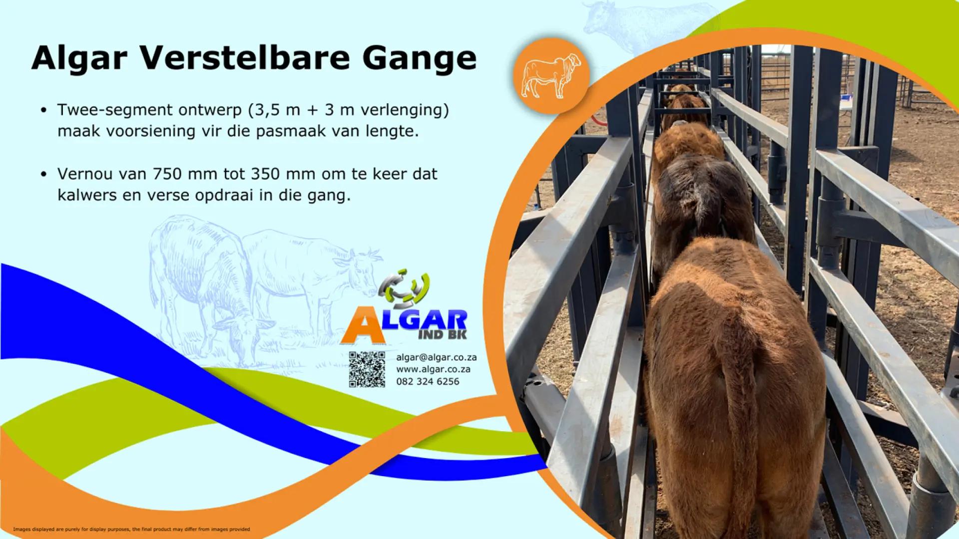 Algar adjustable alley / Algar verstelbare gange