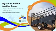 Algar mobile loading ramp (4 m) / Algar mobiele laaibank (4 m)