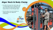 Algar neck and body clamp / Algar nek- en lyfklamp