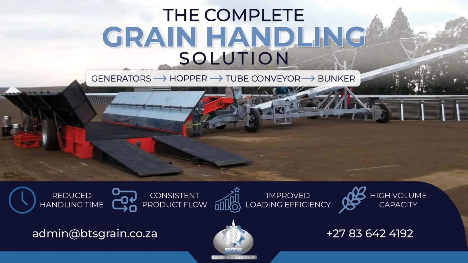 The complete Grain handling Solution | BTS Grain Handling