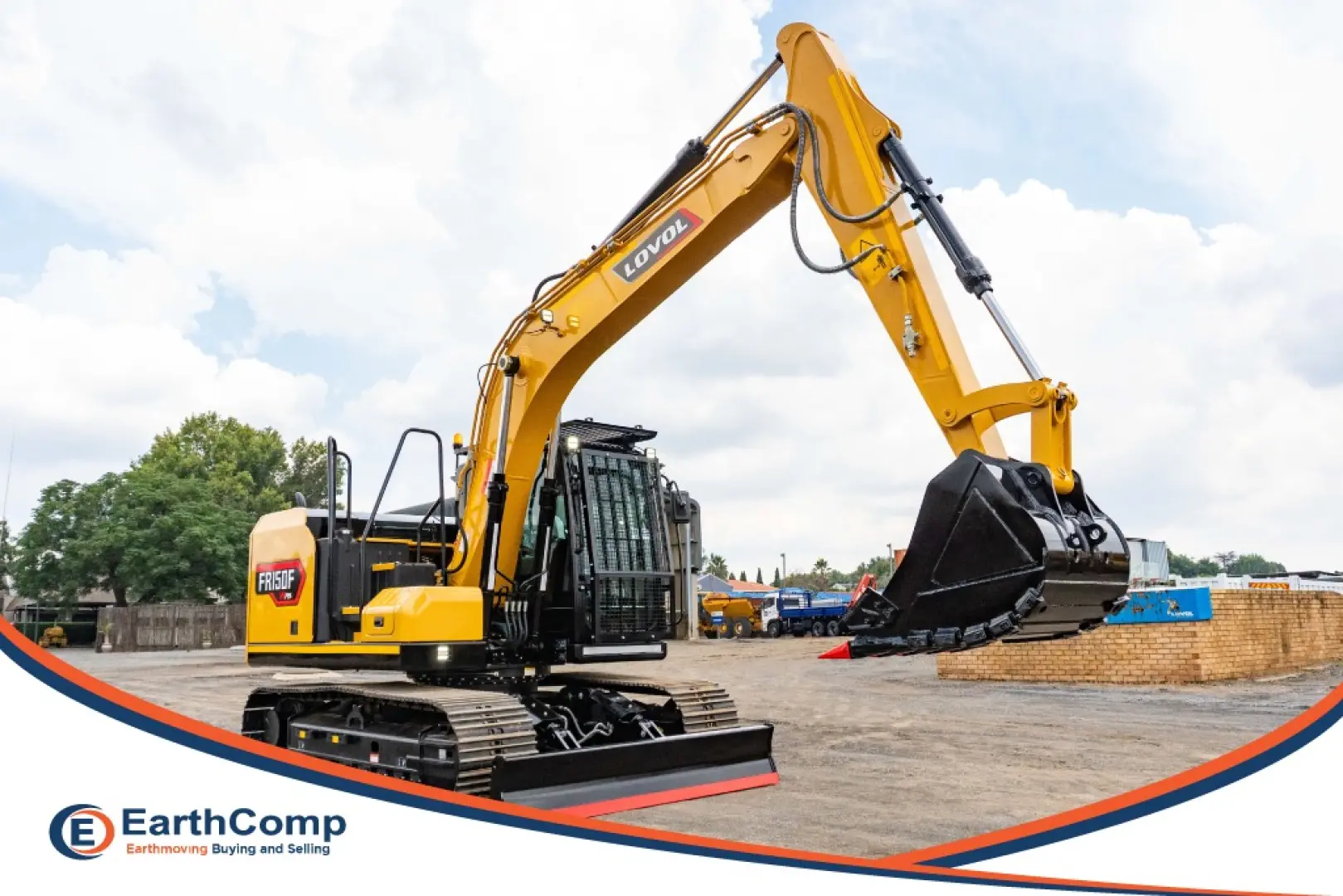 The LOVOL FR150F Excavator | Earthcomp 