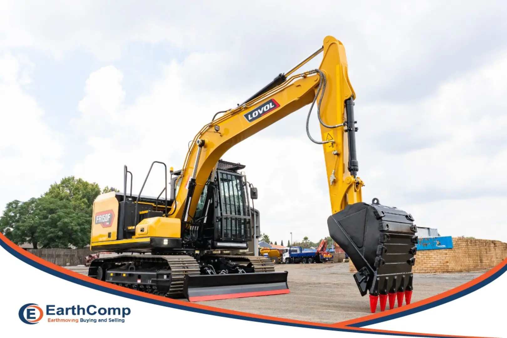 The LOVOL FR150F Excavator | Earthcomp 