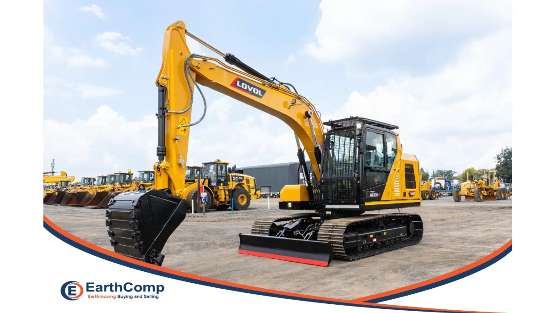The LOVOL FR150F Excavator | Earthcomp 