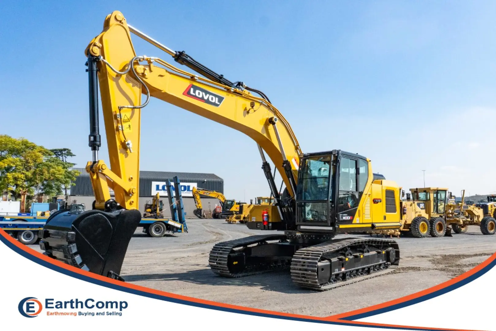 The LOVOL FR215F excavator | Discover the power and durability | Earthcomp 