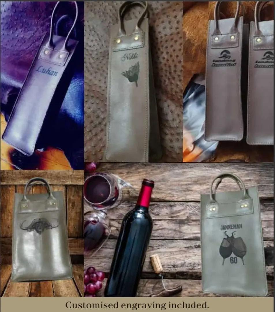 Leather Winebags | Double | Outdoor Innovation