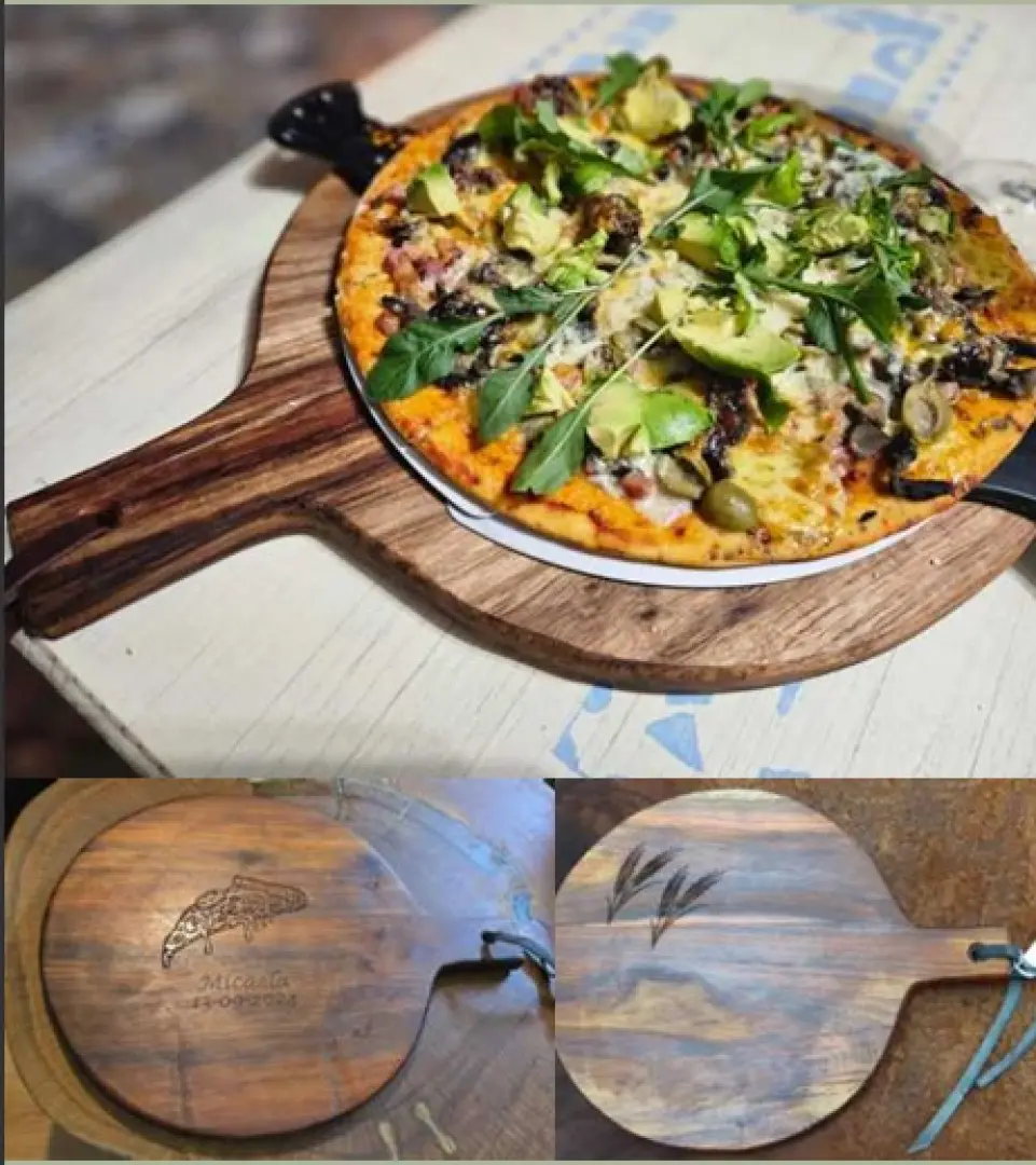 Kiaat Pizza Boards | 330 mm x 22mm | Outdoor Innovation